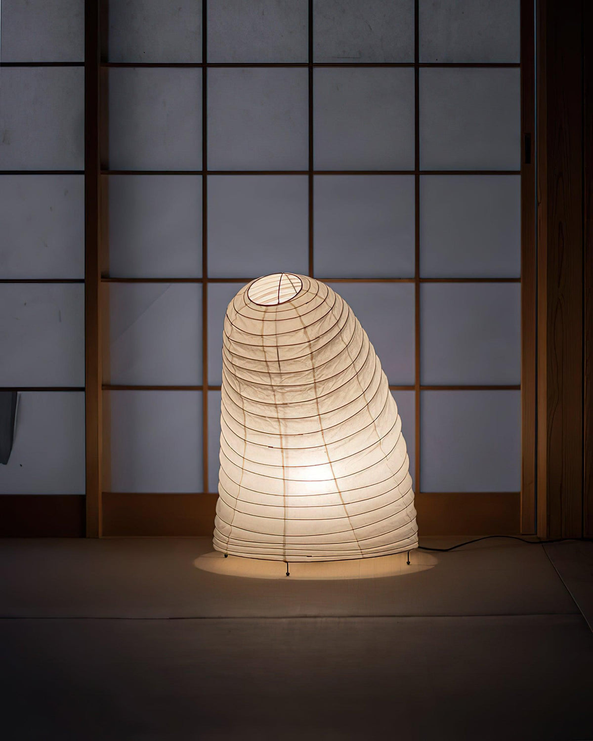 Tranquilux Tischleuchte japanisch inspiriert aus Papier