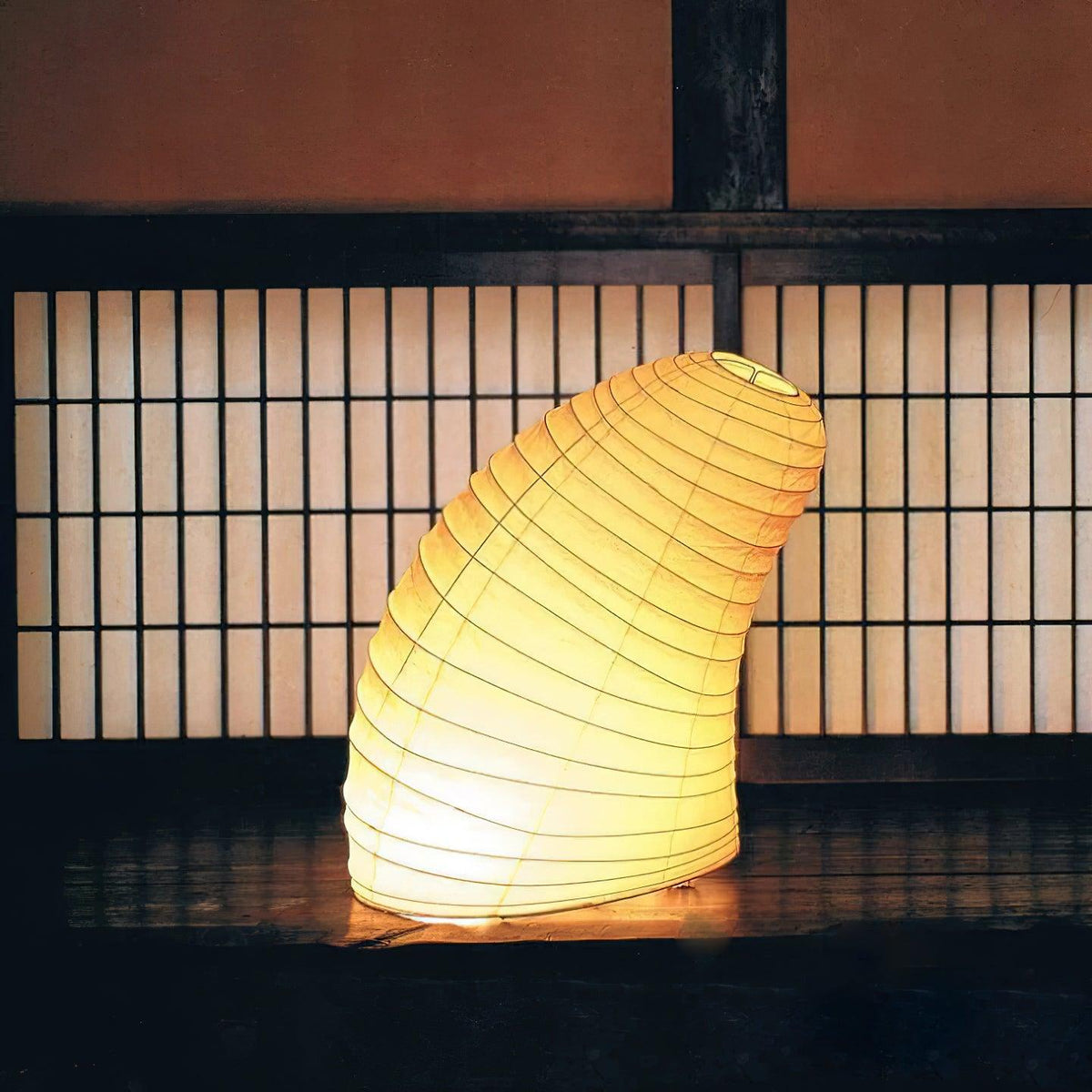 Tranquilux Tischleuchte japanisch inspiriert aus Papier