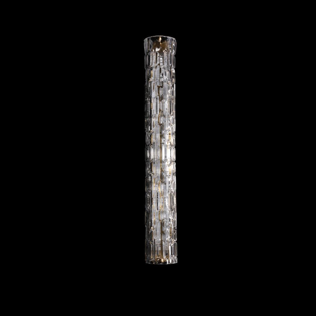 Bexley Messing-Glas Glam-Wandleuchte für Wohnzimmer | Cielum