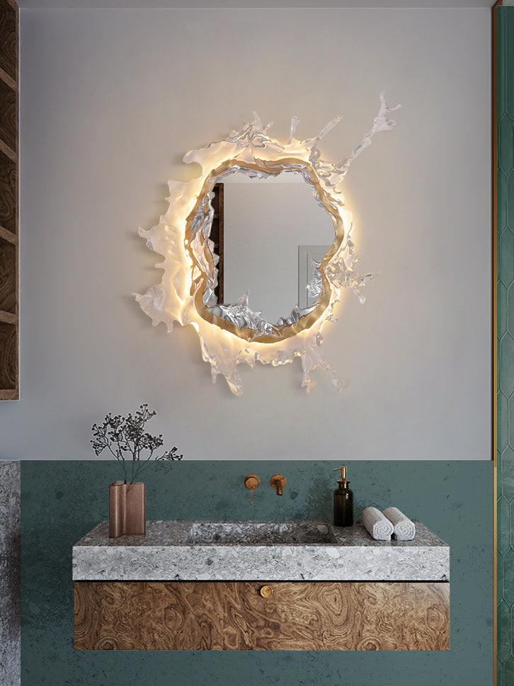 Ithox moderne Wandleuchte mit Spiegel