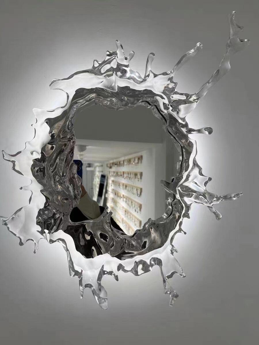Ithox moderne Wandleuchte mit Spiegel