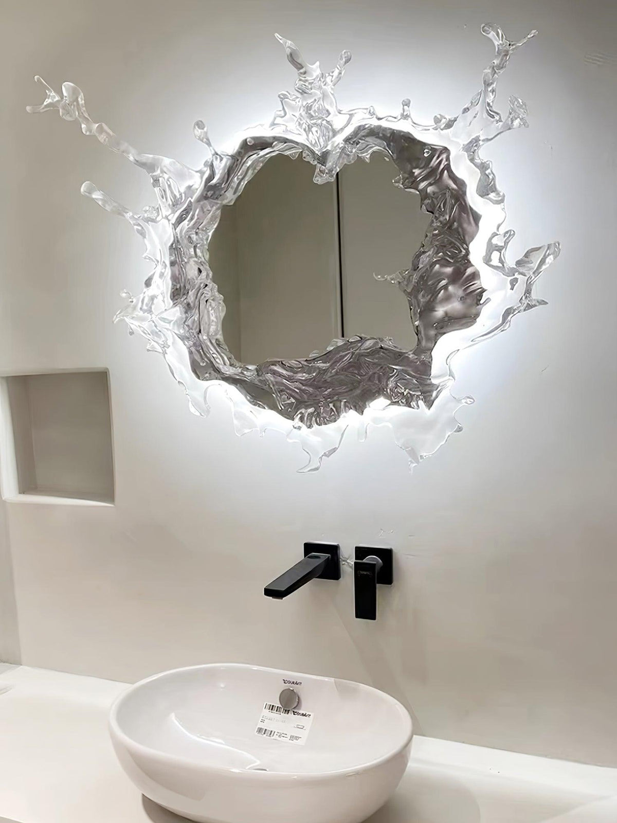Ithox moderne Wandleuchte mit Spiegel