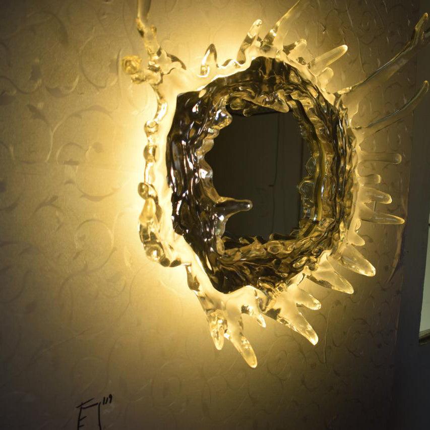 Ithox moderne Wandleuchte mit Spiegel