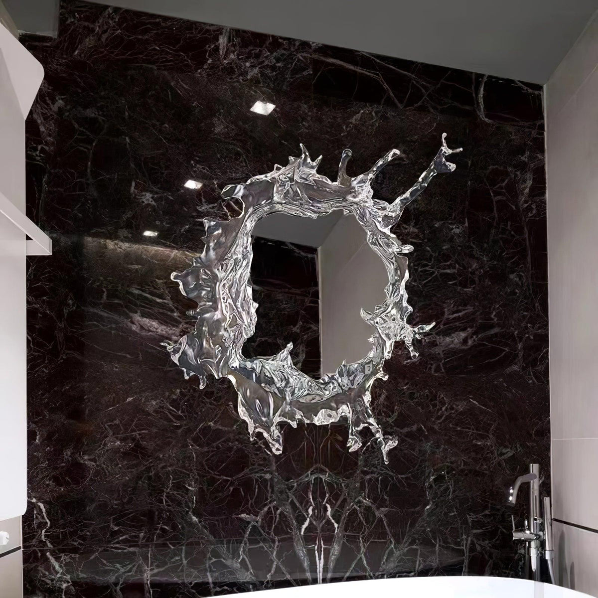 Ithox moderne Wandleuchte mit Spiegel