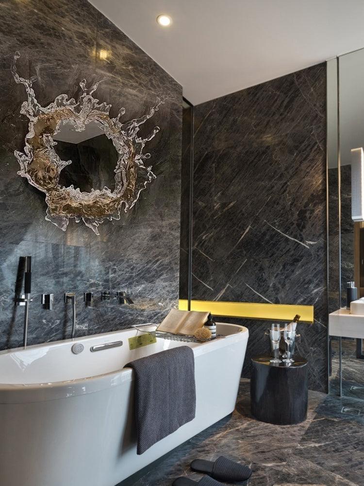 Ithox moderne Wandleuchte mit Spiegel