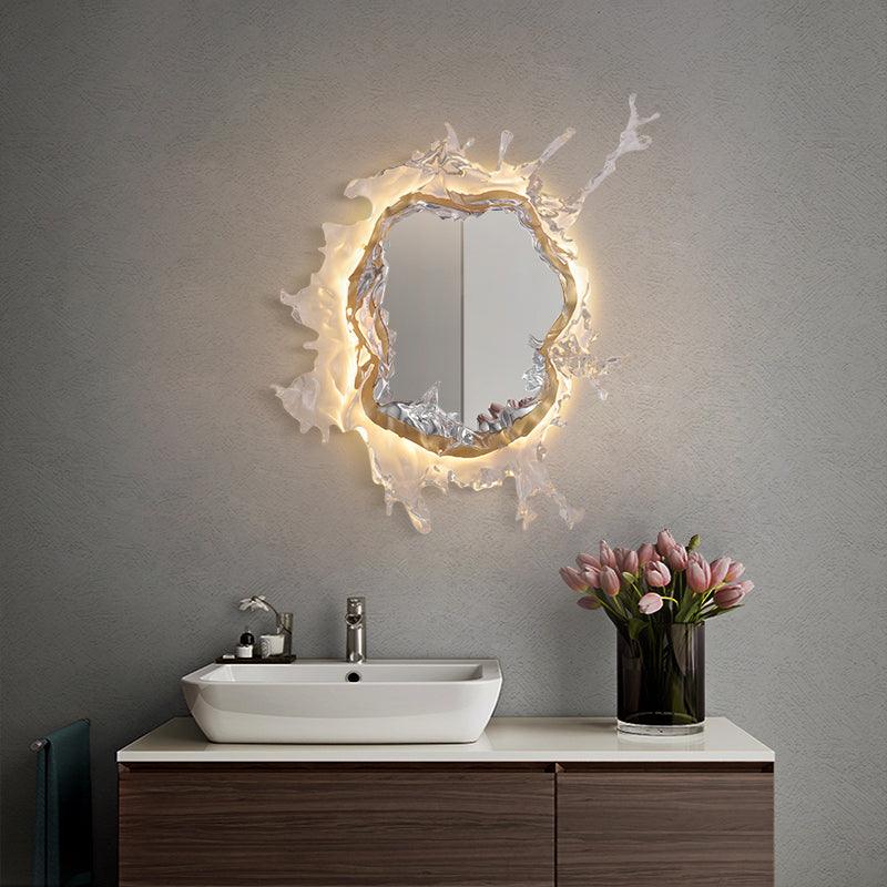 Ithox moderne Wandleuchte mit Spiegel