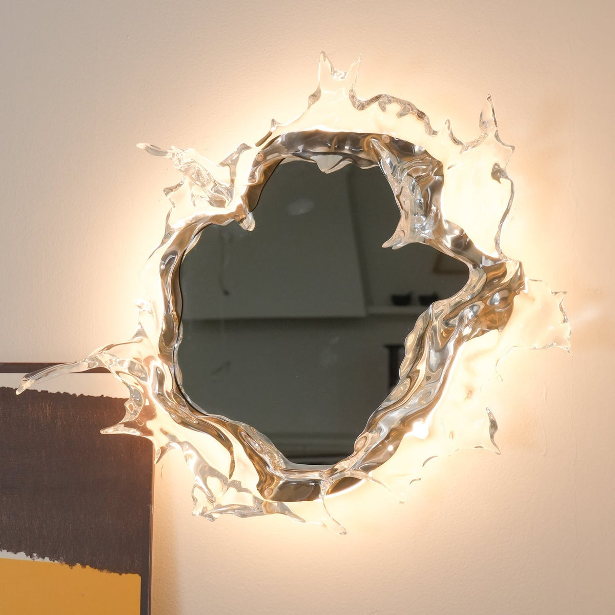 Ithox moderne Wandleuchte mit Spiegel