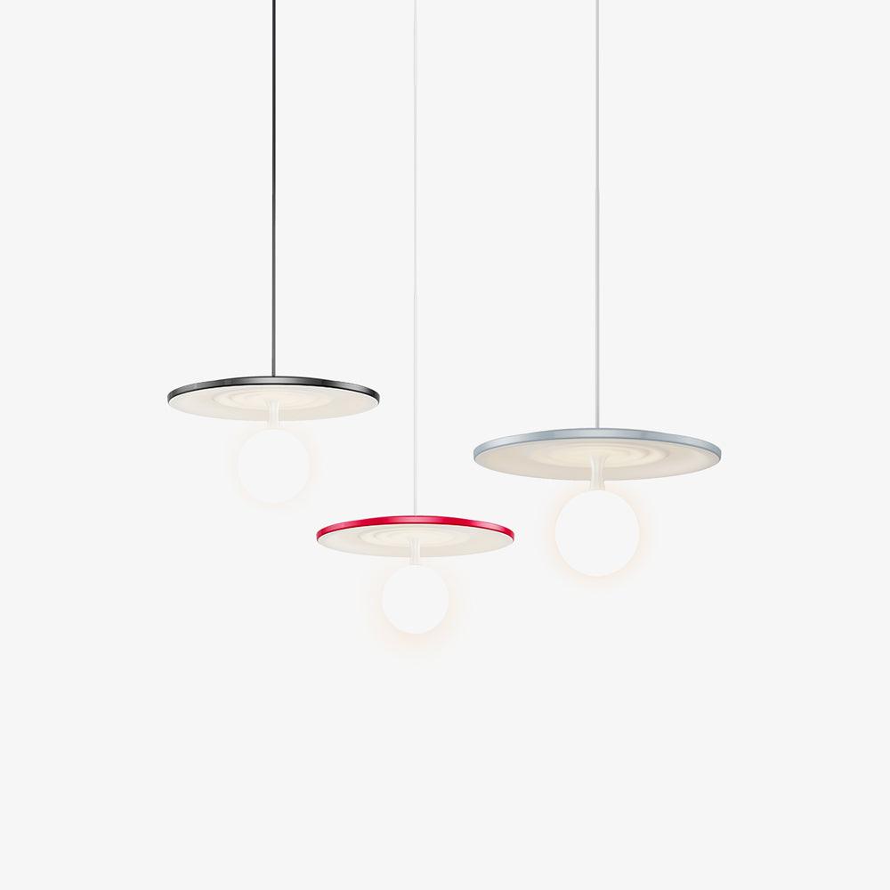 Leila Minimalistische Pendelleuchte Grau