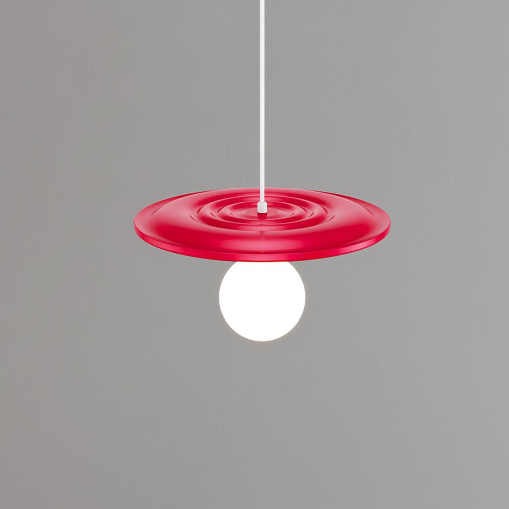 Leila Minimalistische Pendelleuchte Grau
