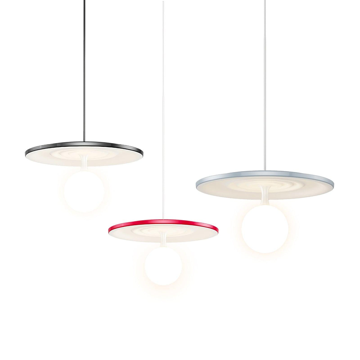 Leila Minimalistische Pendelleuchte Grau