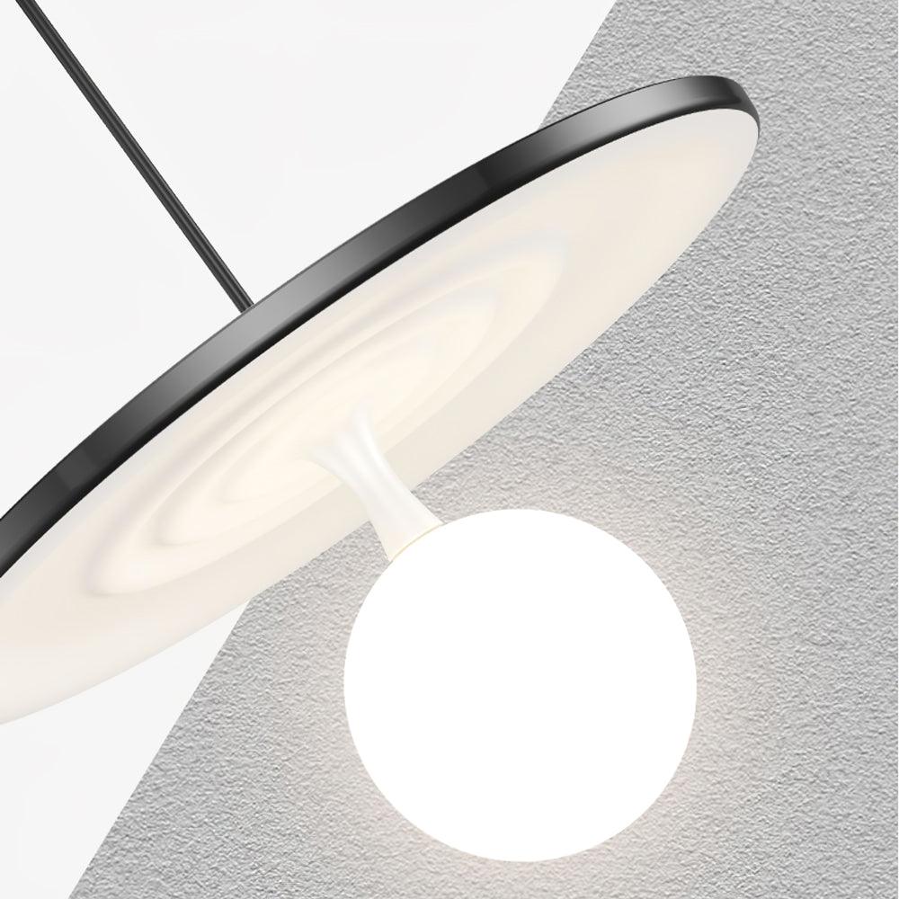 Leila Minimalistische Pendelleuchte Grau