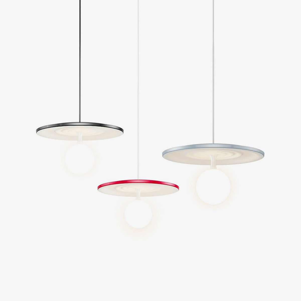 Leila Minimalistische Pendelleuchte Grau