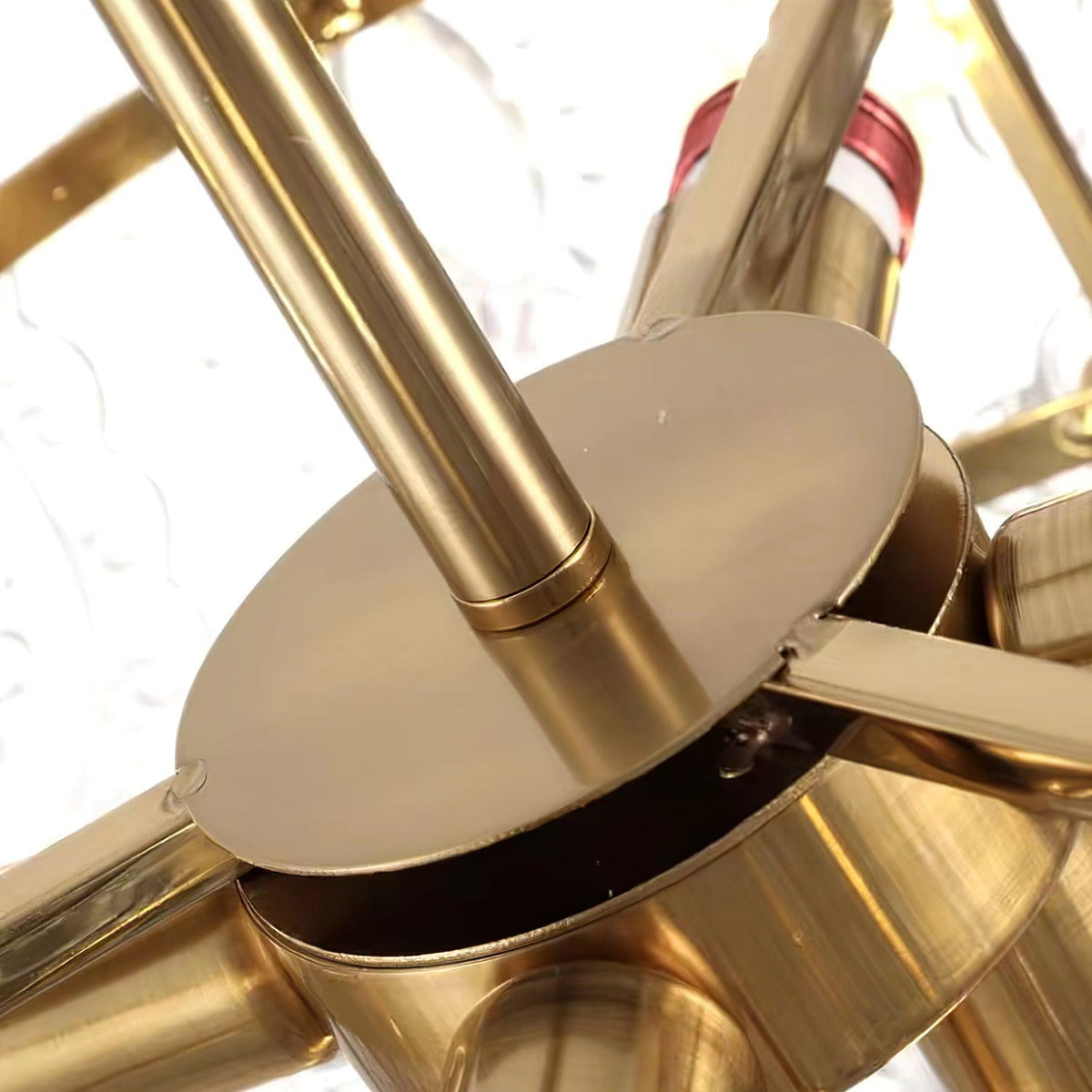 Orieleon Kronleuchter Wave Pearl Gold moderne