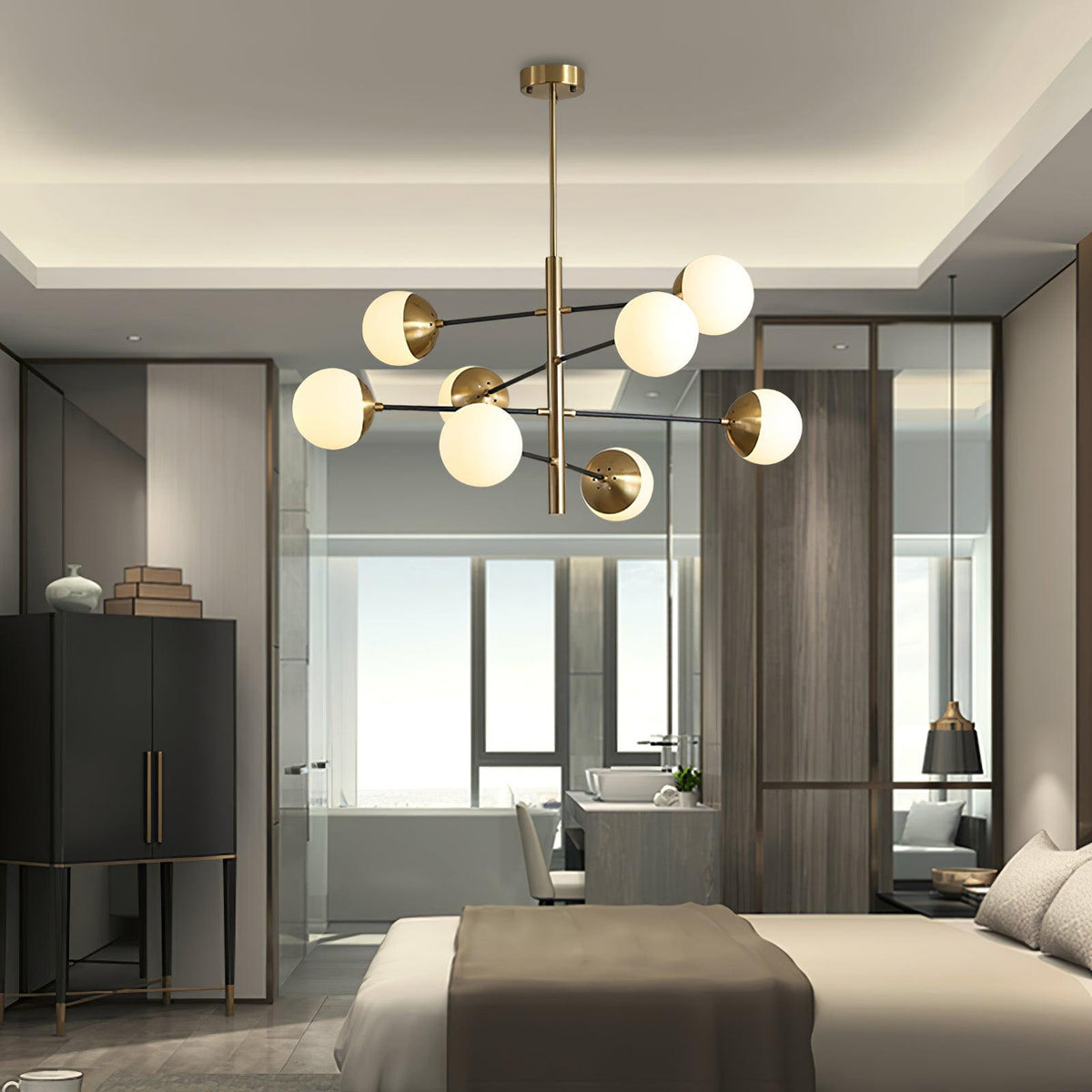 Celaora Kronleuchter Waverly Glas Elegant