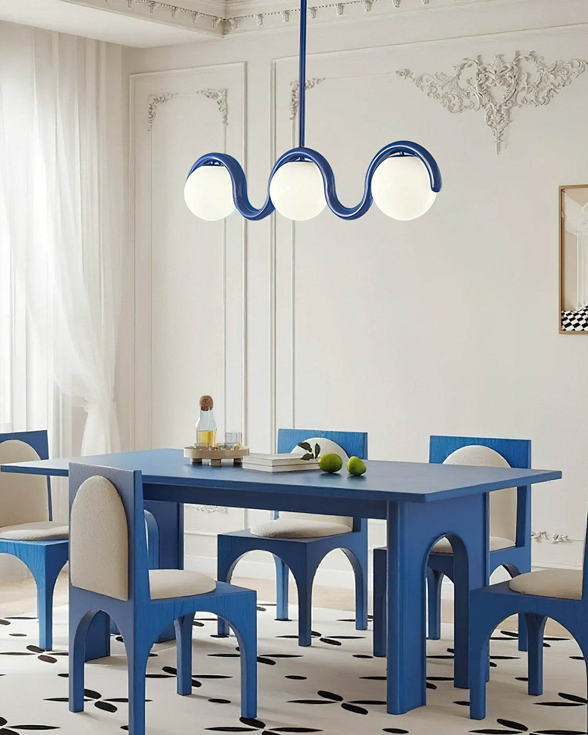 Indigo Kronleuchter