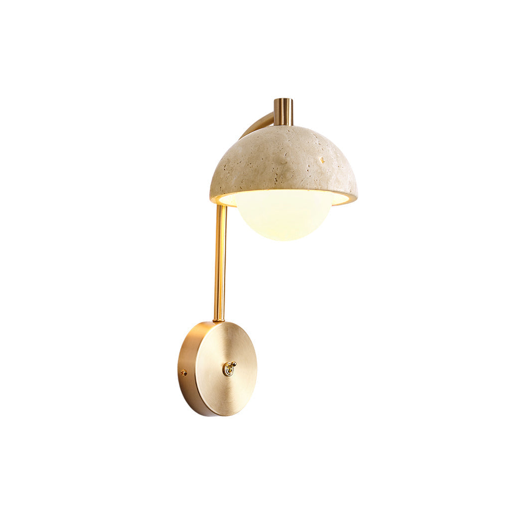 Valelaine Travertine-Wandleuchte