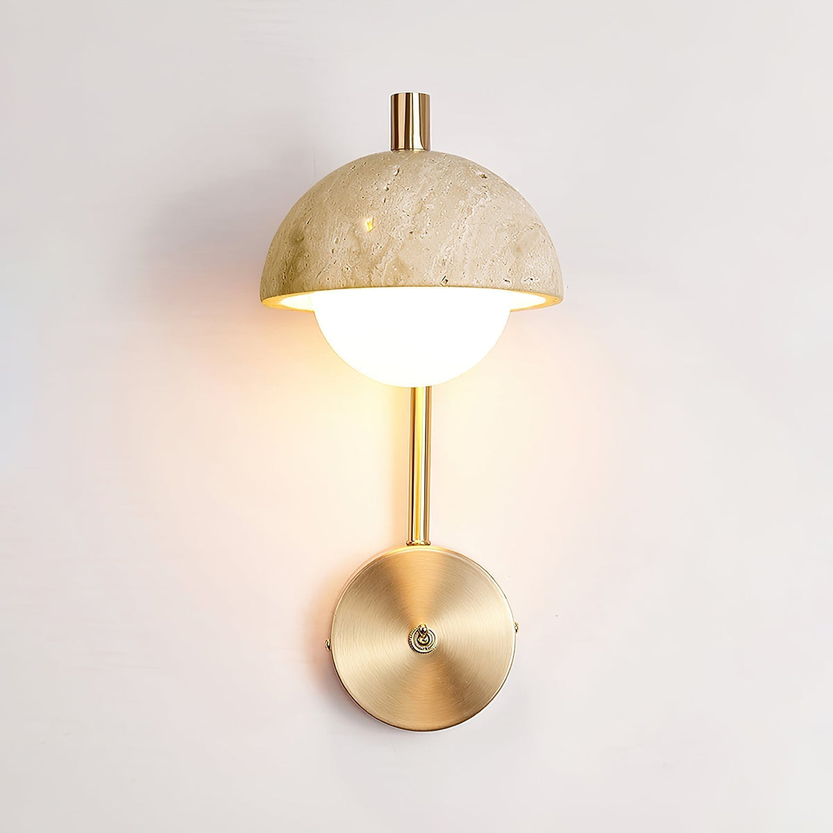 Valelaine Travertine-Wandleuchte