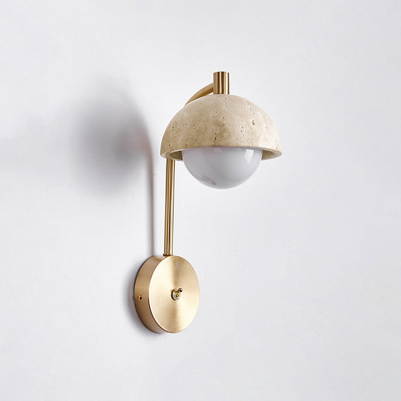 Valelaine Travertine-Wandleuchte