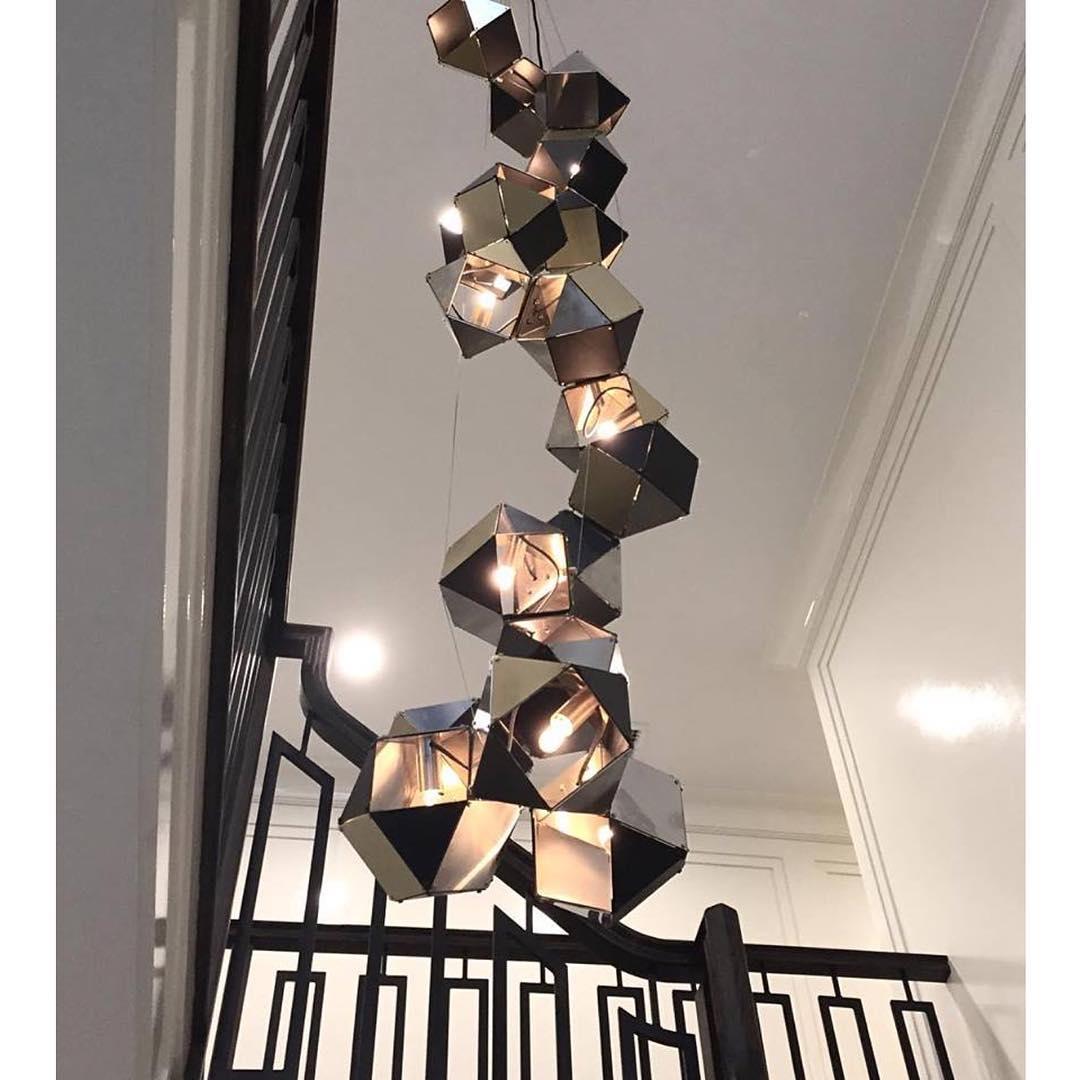 Civ Kronleuchter Geometrisch modern