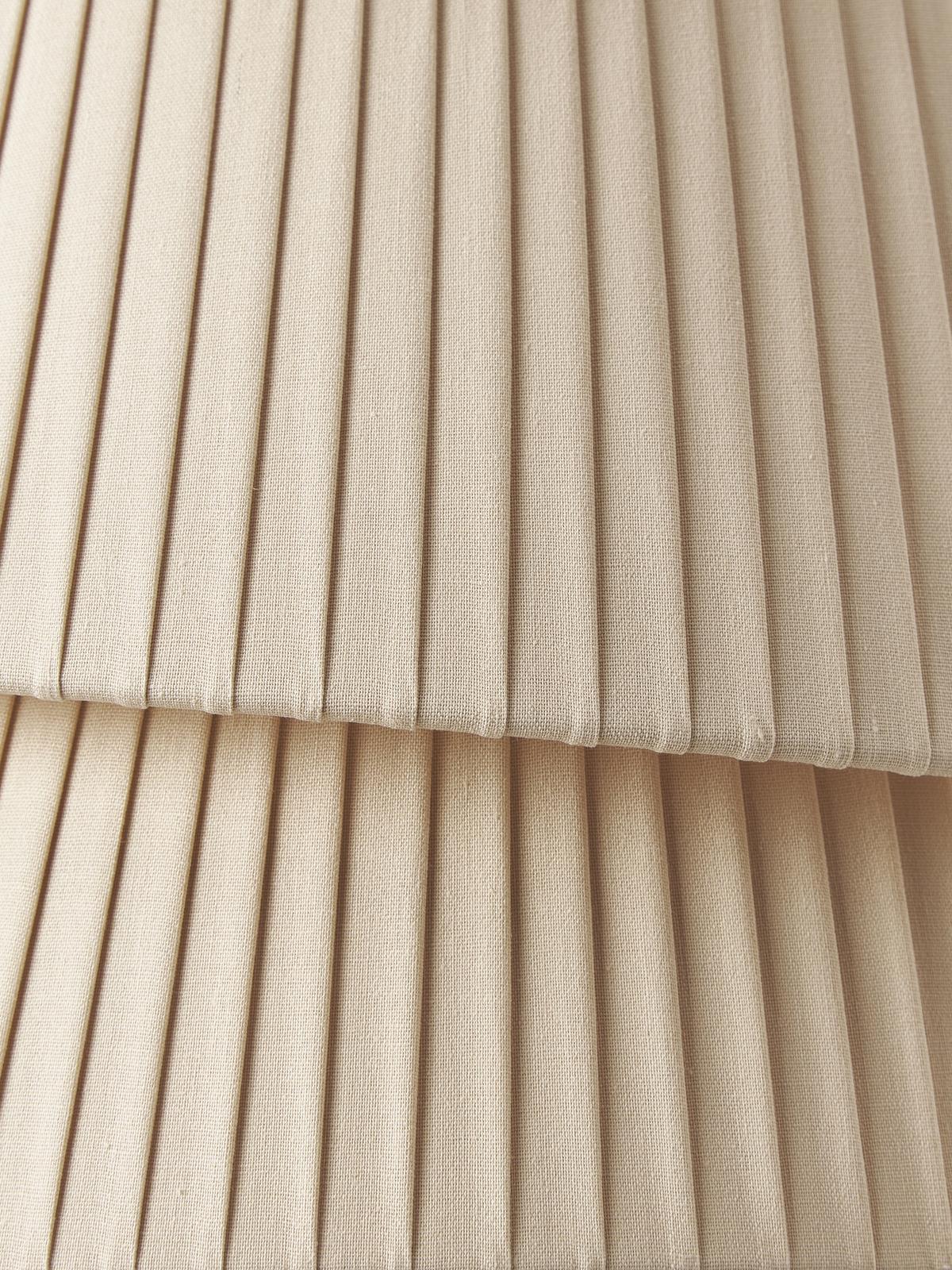 Tocan Pendelleuchte aus Stoff skandinavischer Art in Beige