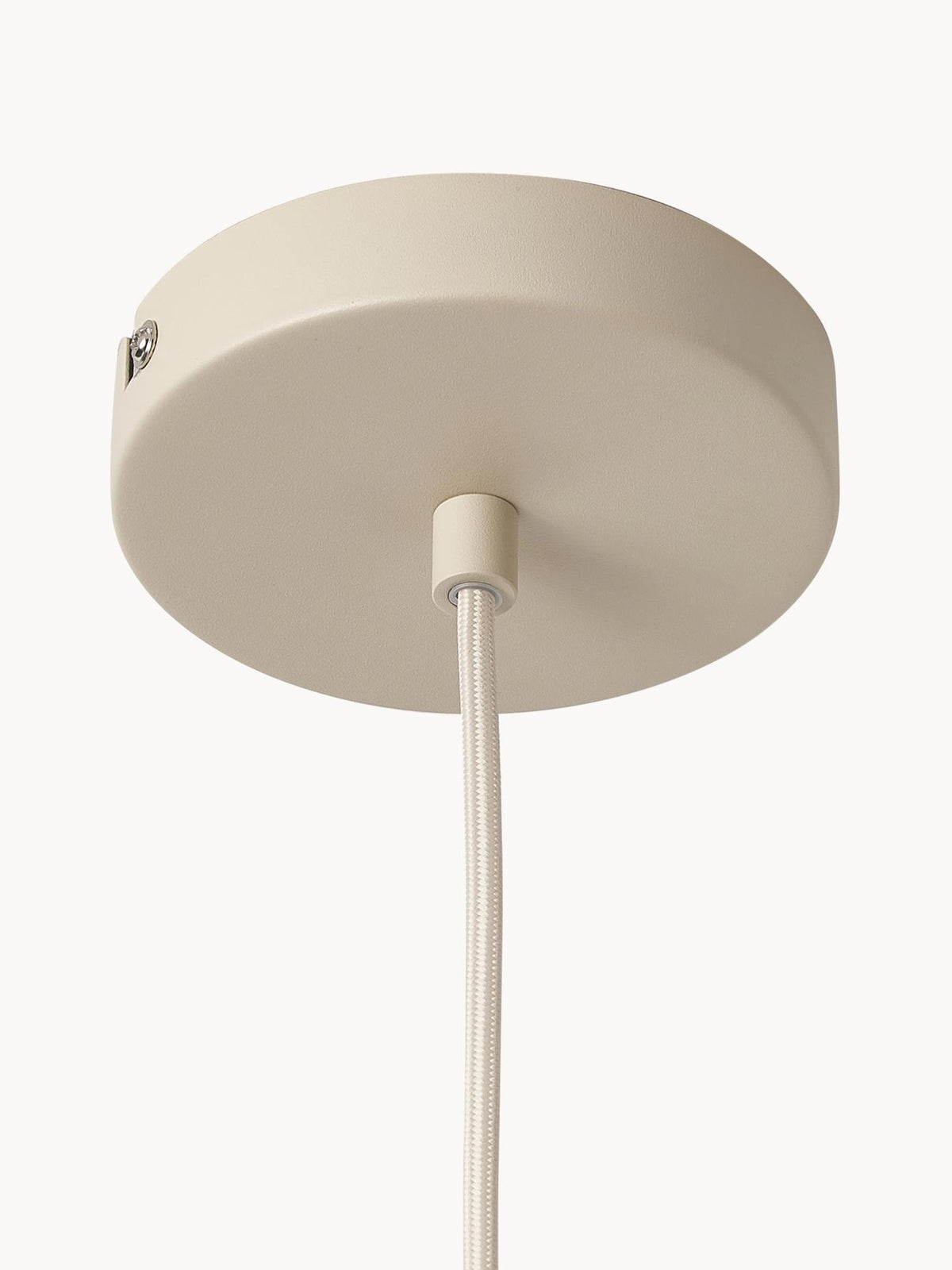 Tocan Pendelleuchte aus Stoff skandinavischer Art in Beige
