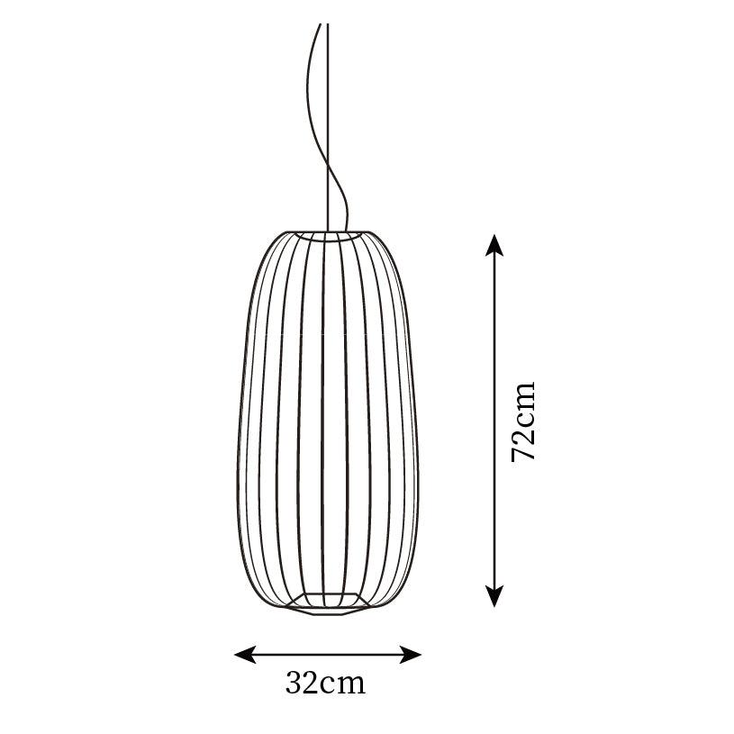 Lumio Lightweight Spokes Cage Pendelleuchte
