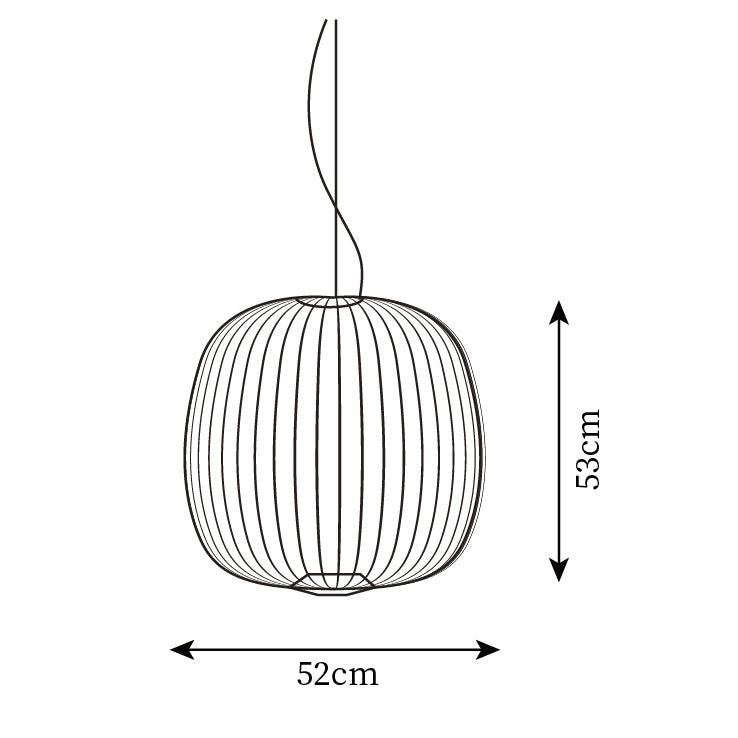 Lumio Lightweight Spokes Cage Pendelleuchte