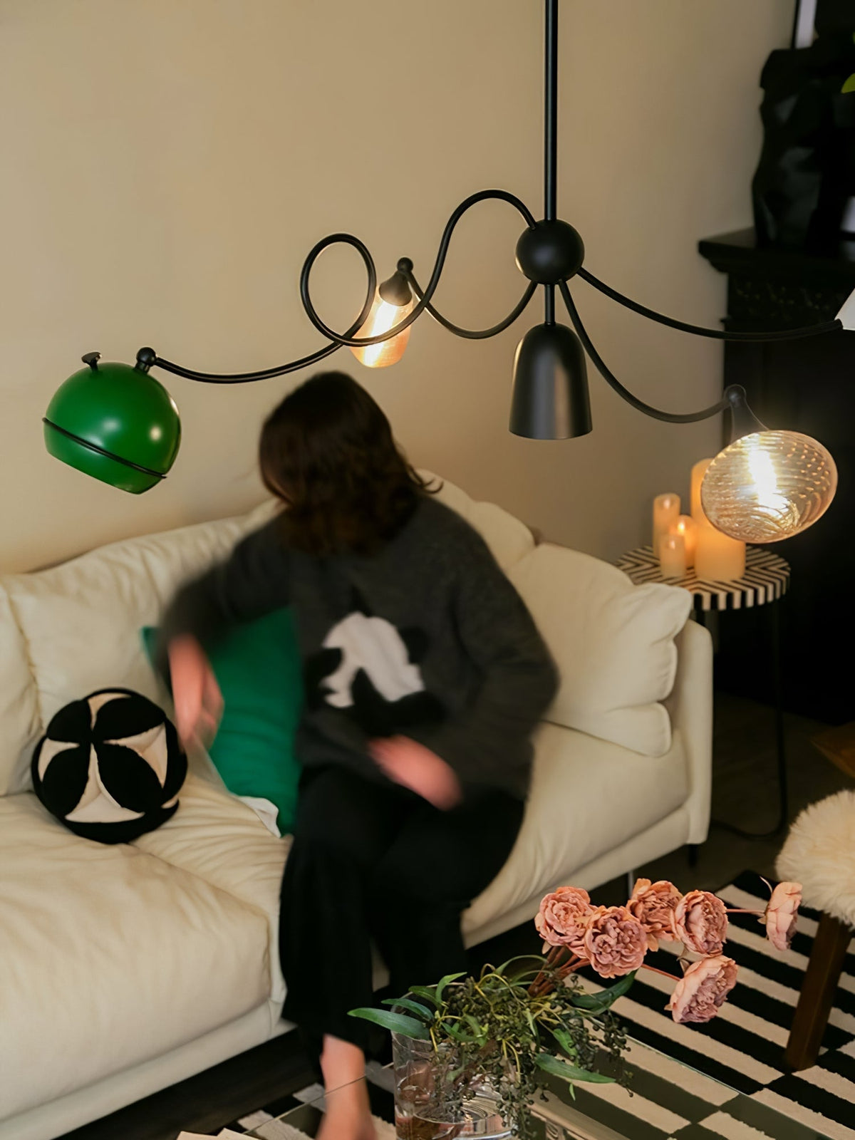 PlayfulGlass Pendelleuchte aus farbigem Glas