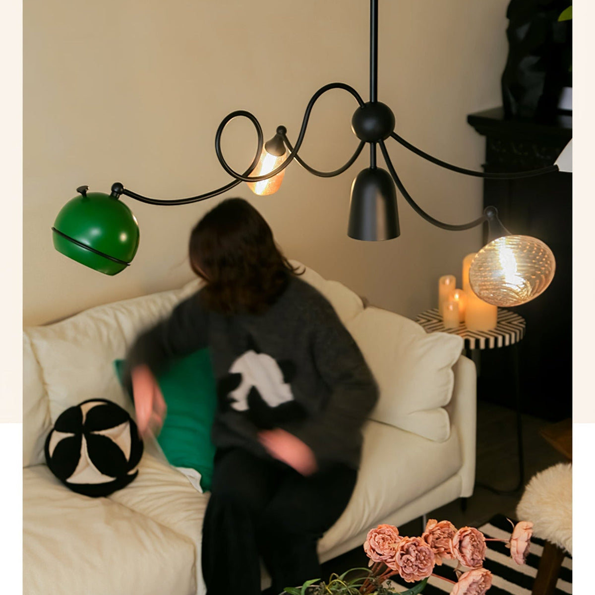PlayfulGlass Pendelleuchte aus farbigem Glas