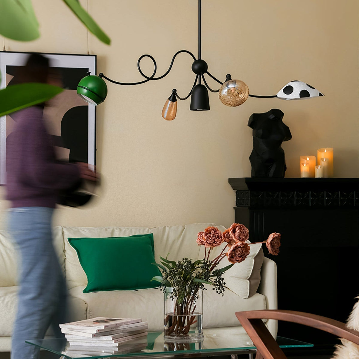 PlayfulGlass Pendelleuchte aus farbigem Glas