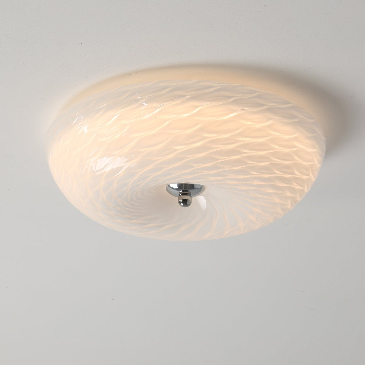 Comarion zeitgenössische minimalistische Kunstglas-Deckenleuchte