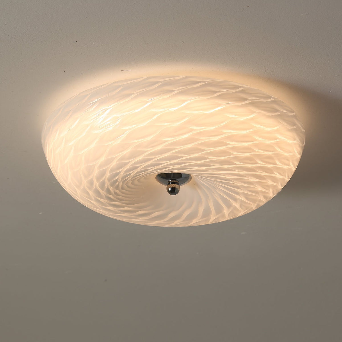 Comarion zeitgenössische minimalistische Kunstglas-Deckenleuchte