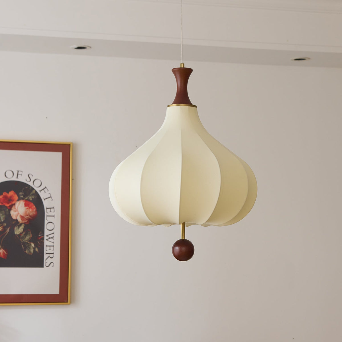 Mymira Traditionelle Eleganz Pendelleuchte aus Holz