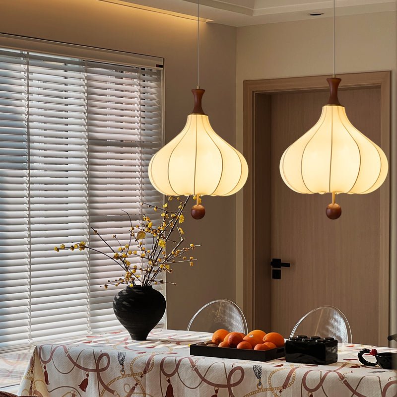 Mymira Traditionelle Eleganz Pendelleuchte aus Holz