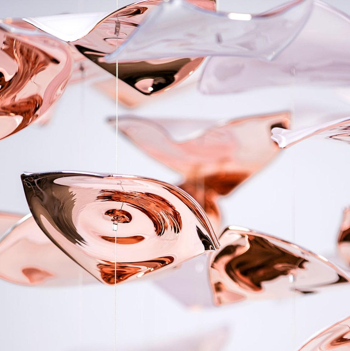 Viliros Pendelleuchte aus Glas in Spiralform