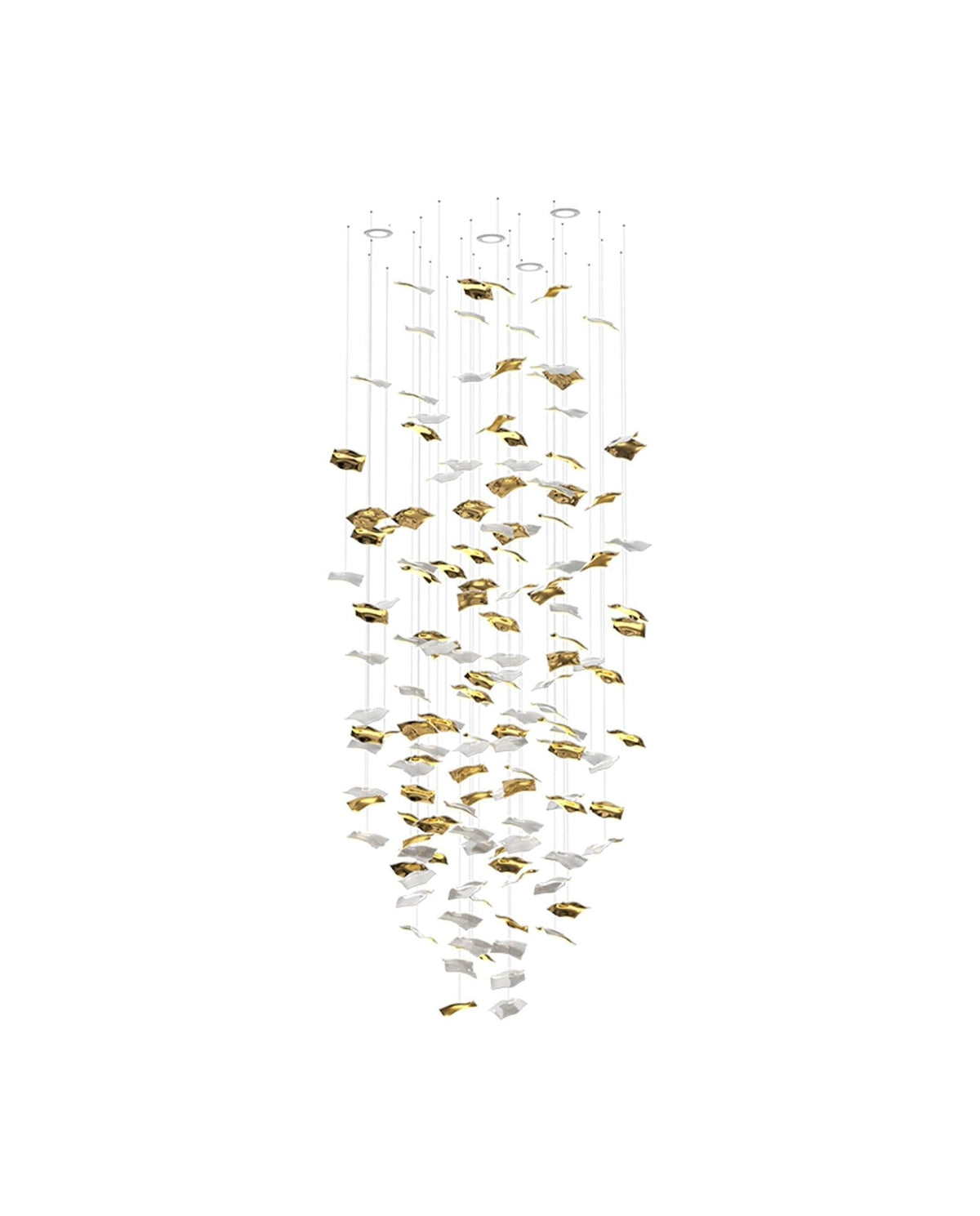 Viliros Pendelleuchte aus Glas in Spiralform