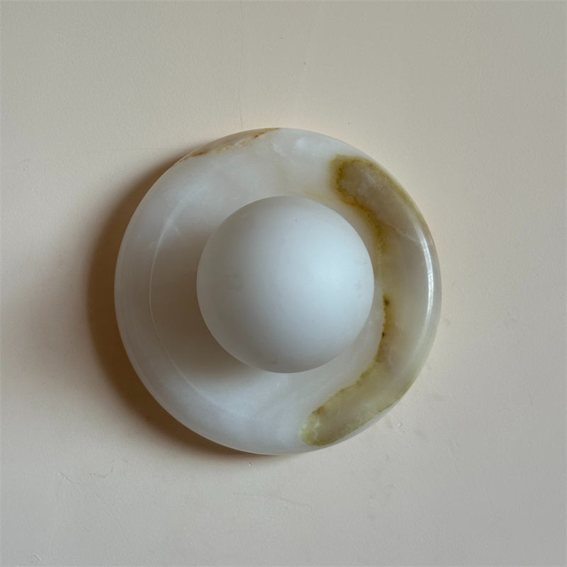 Aursilos Wandleuchte aus Jade