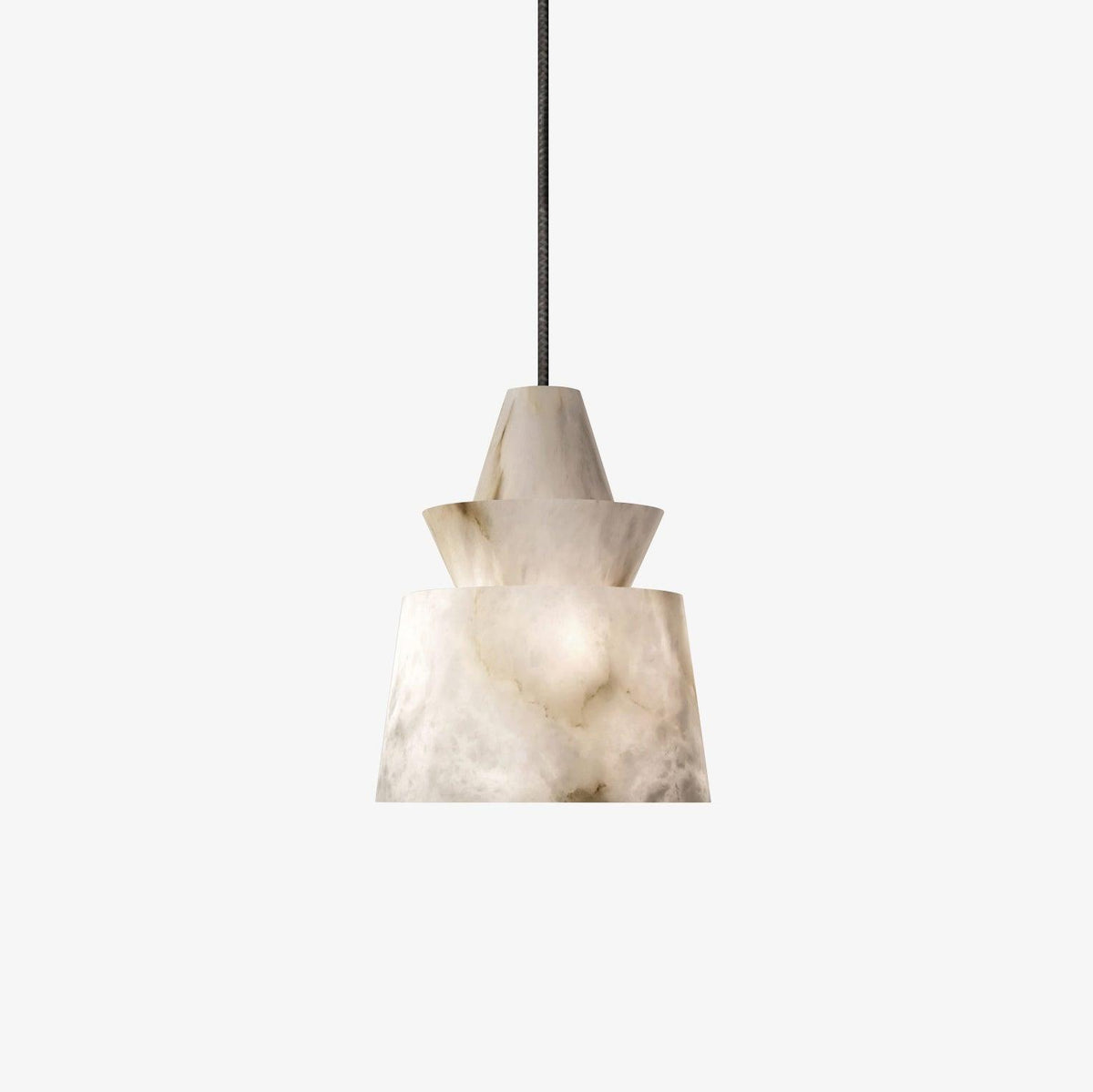 Curineth Minimalistische Pendelleuchte aus Alabaster