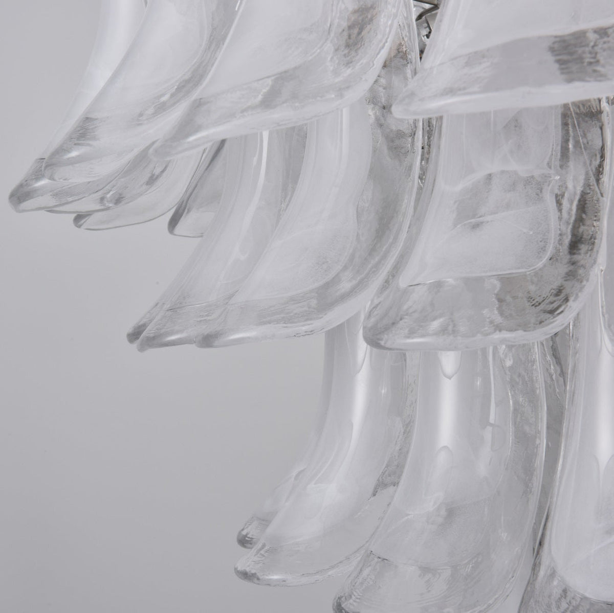 Eirivine Kronleuchter Kronleuchte Weiß Cloud Glas Petals