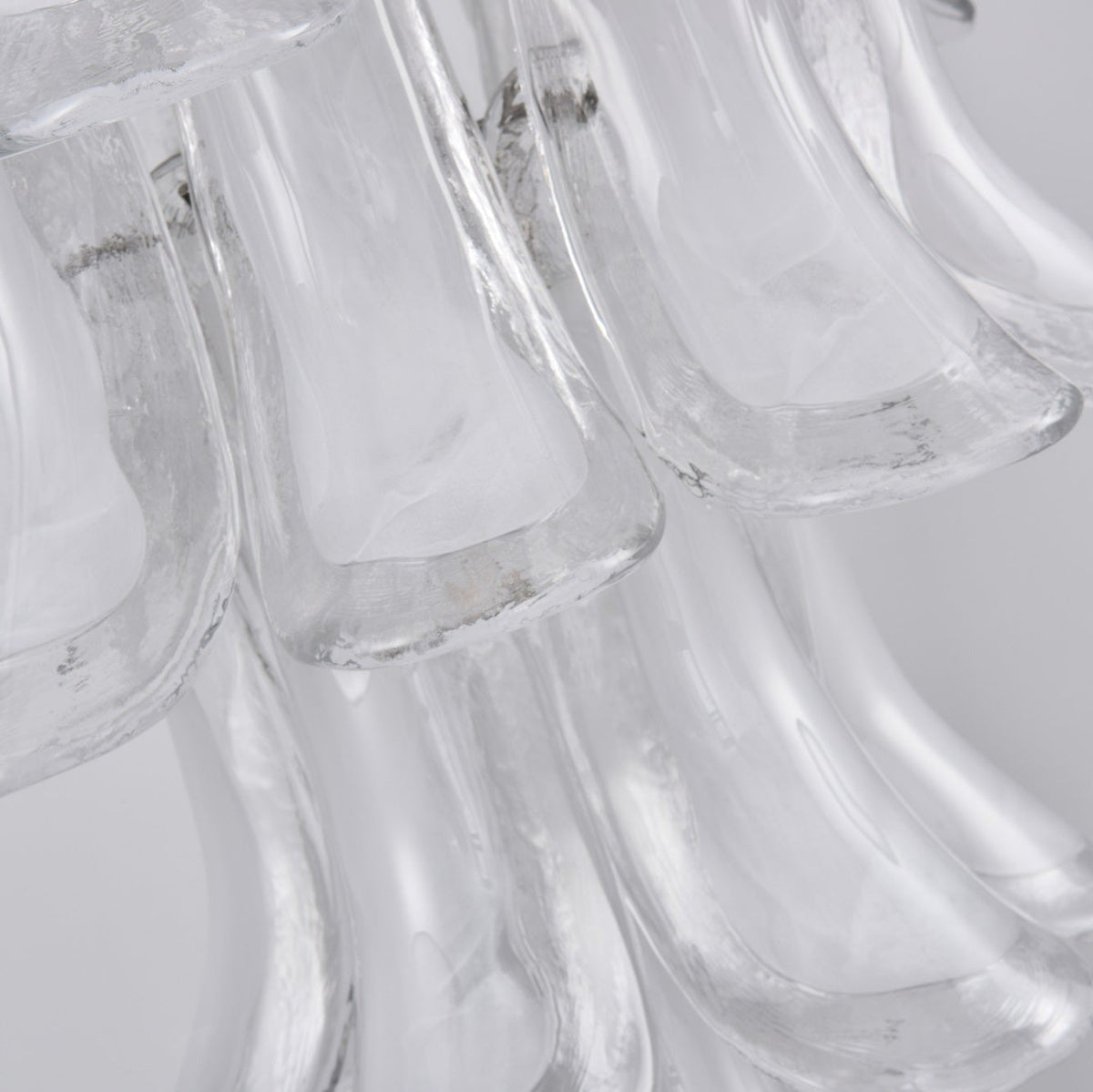 Eirivine Kronleuchter Kronleuchte Weiß Cloud Glas Petals