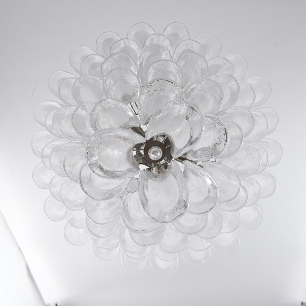 Eirivine Kronleuchter Kronleuchte Weiß Cloud Glas Petals