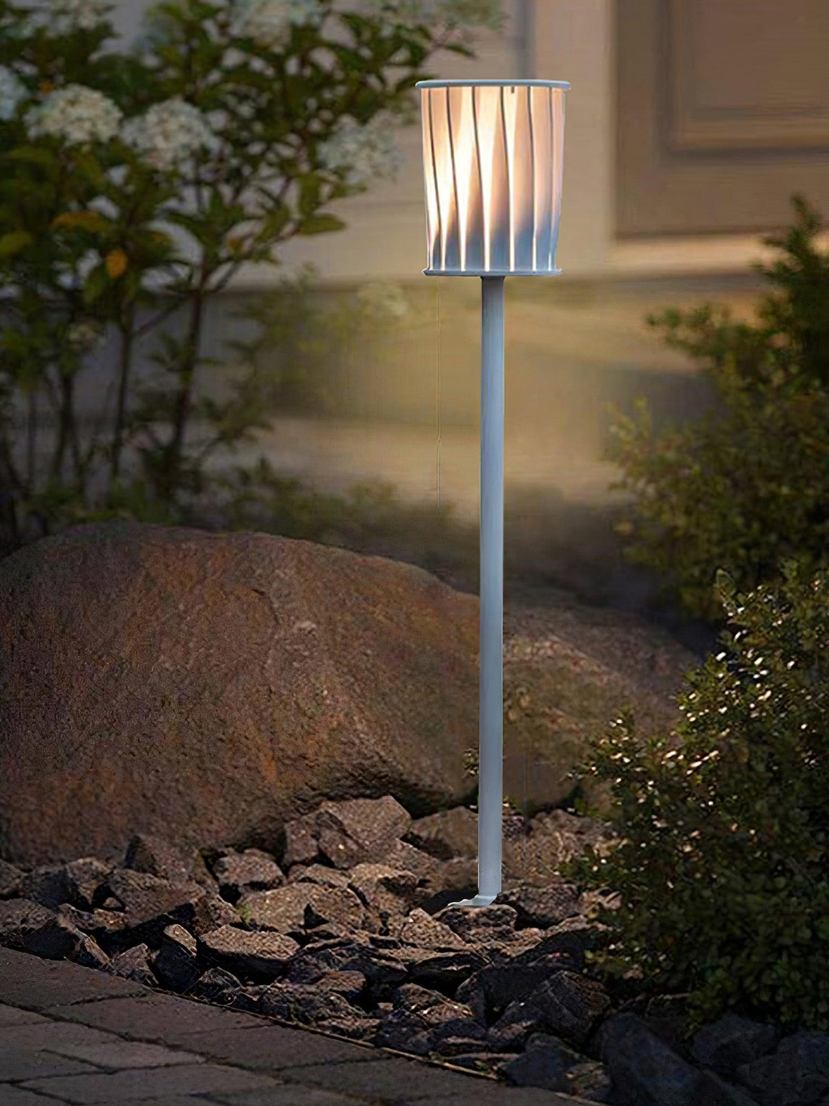 Flare zeitgenössische Aluminium-Außenleuchte