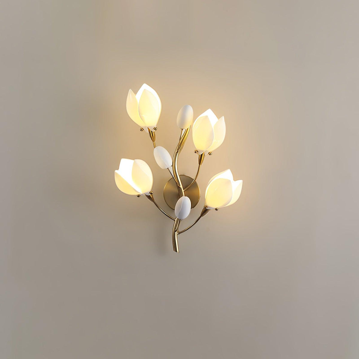 Dirixa Magnolia Elegance Keramik-Wandleuchte