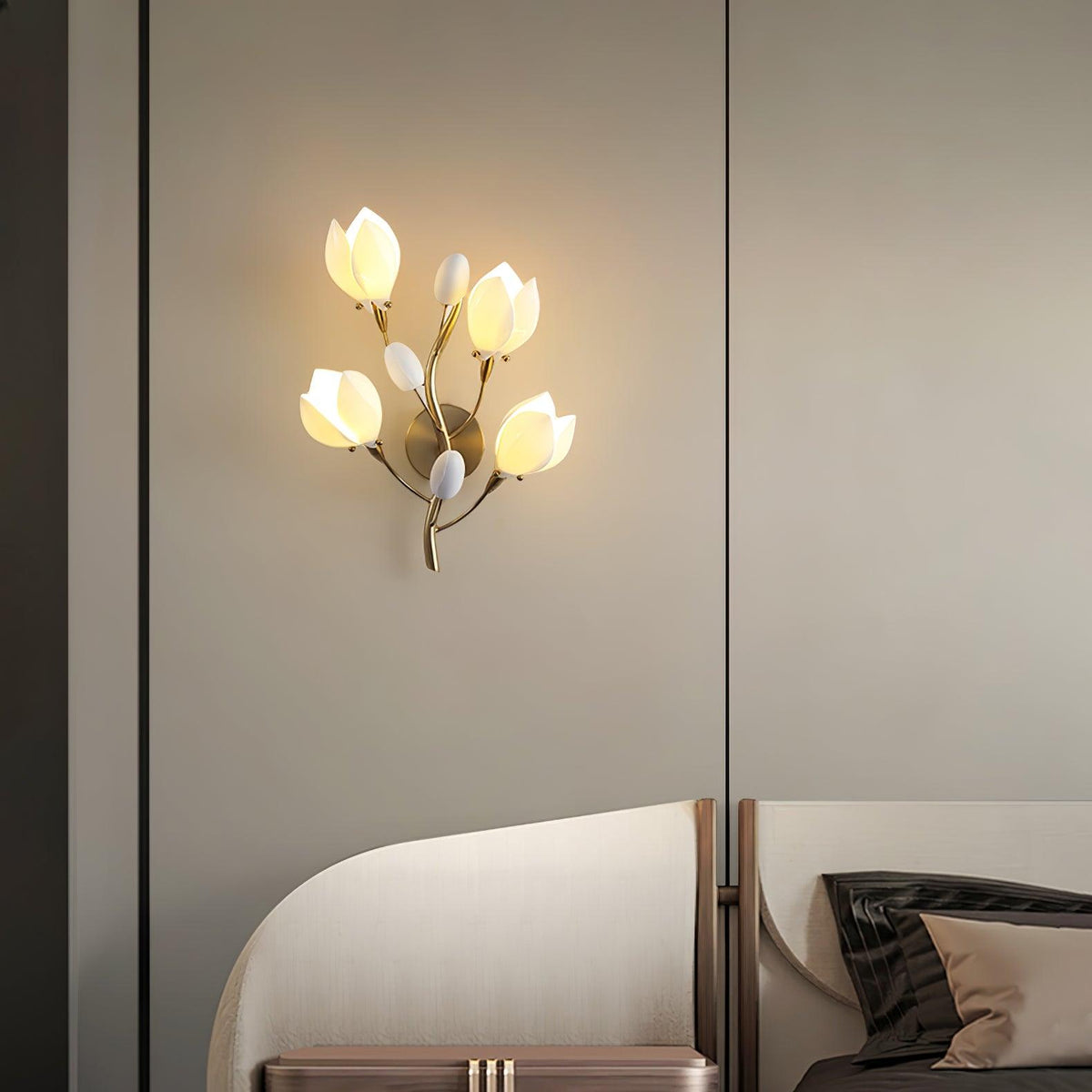 Dirixa Magnolia Elegance Keramik-Wandleuchte
