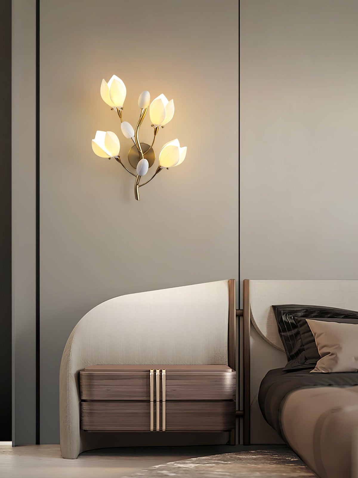 Dirixa Magnolia Elegance Keramik-Wandleuchte