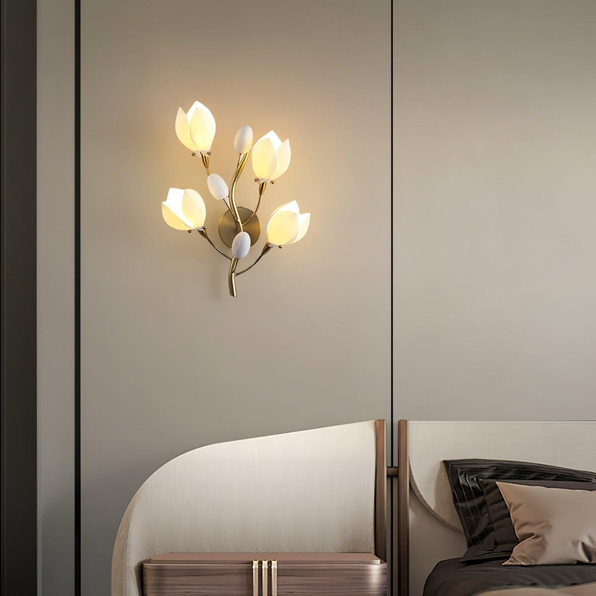 Dirixa Magnolia Elegance Keramik-Wandleuchte