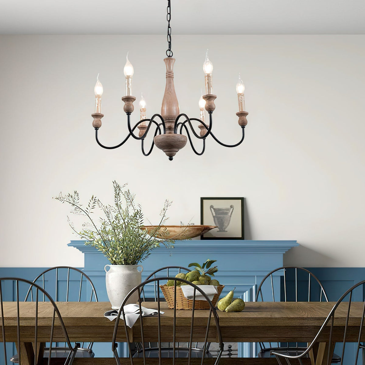 Viraarena Kronleuchter Landhausstil Rustikaler Stil