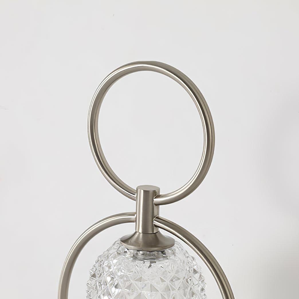 Bell Tischleuchte aus Vintage-Glas