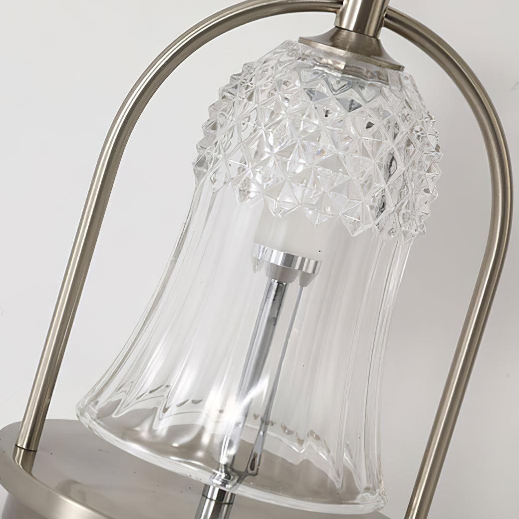 Bell Tischleuchte aus Vintage-Glas