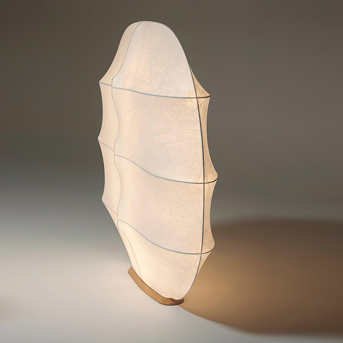 Lylaeos Organic Form Imitation Seide Wandleuchte